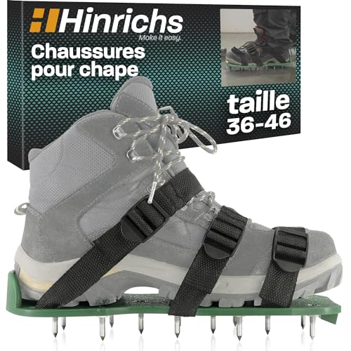 Hinrichs Chape Chaussures - Aerateur Pelouse - 2x Chaussure 