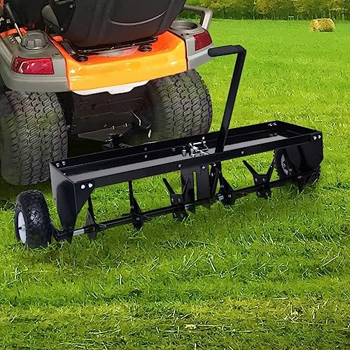 LARRYHOT Aérateur de pelouse pour Tondeuse autoportée 102 cm